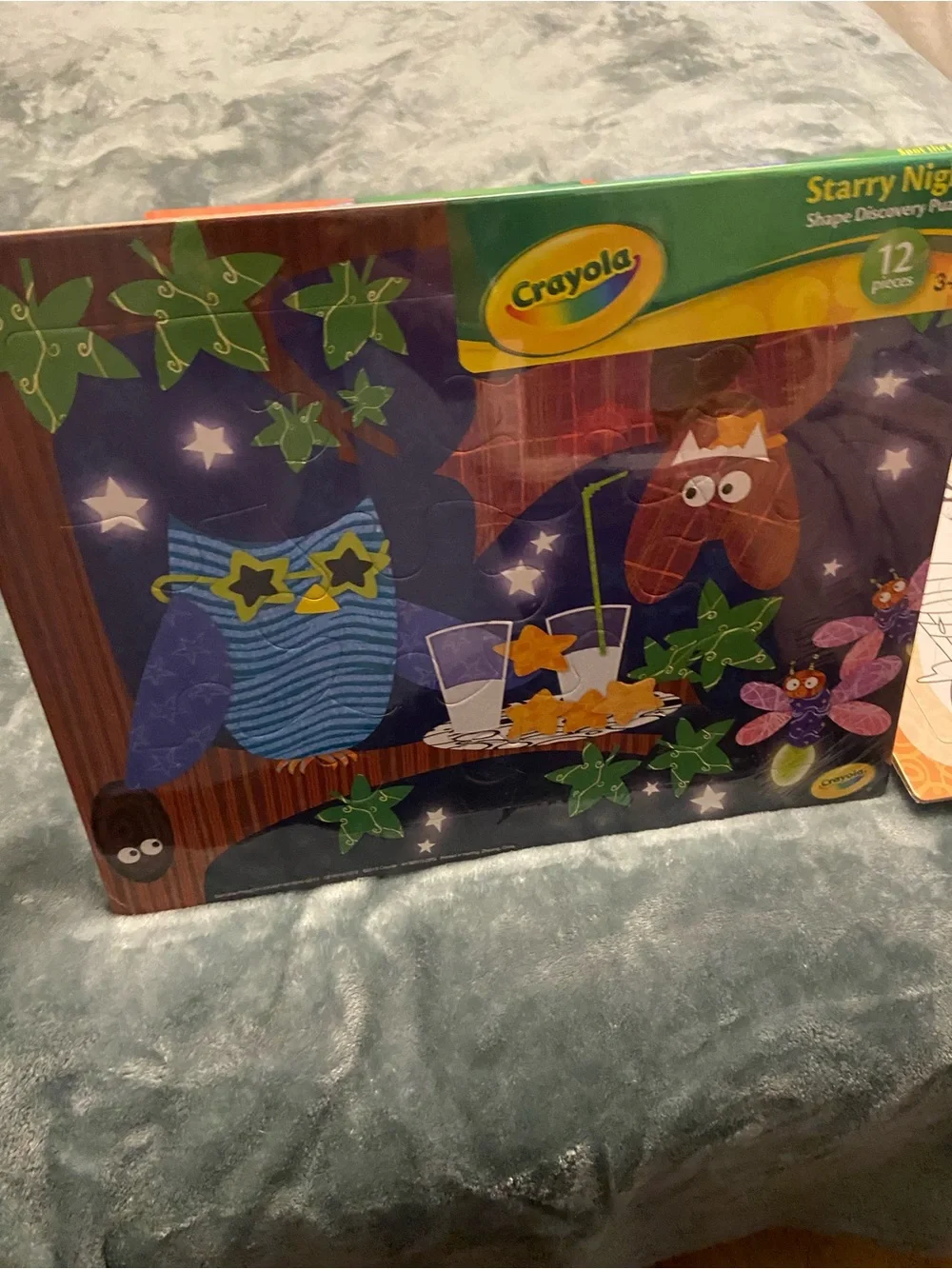 New Crayola Multicolor Kids Puzzle Pack - Red, Blue, Yellow & Green Scenes